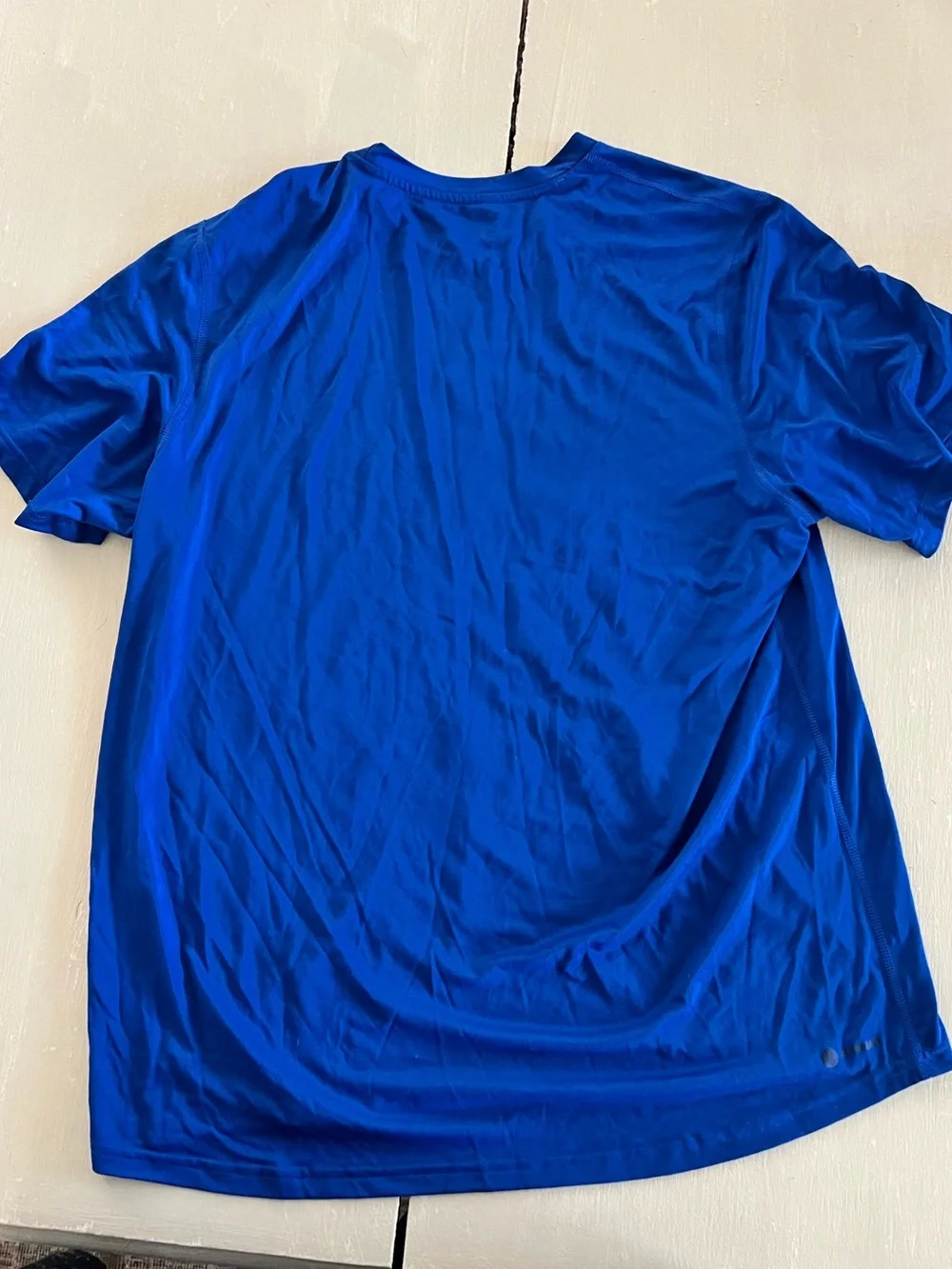 NWT adidas A&M Patriots XL Blue Performance Athletic T Shirt